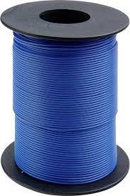 Fils electr. 0.14mm2 100m Bleu