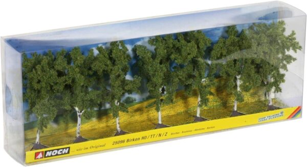 H0 NOCH 25096 – Lot de 7 bouleaux – Arbres de 10 cm