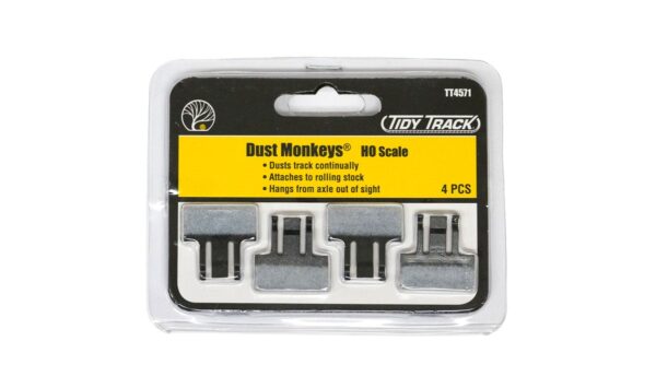 Woodland Scenics TT4571 – Dust Monkeys® H0 – Nettoyeurs de rails pour essieux
