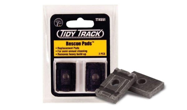 Woodland Scenics TT4551 – Rescue Pads™ de rechange pour Rail Tracker™ Tidy Track®