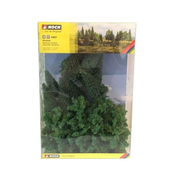 H0/TT NOCH 24621 – Lot de 16 arbres pour forêt mixte 10 à 14 cm