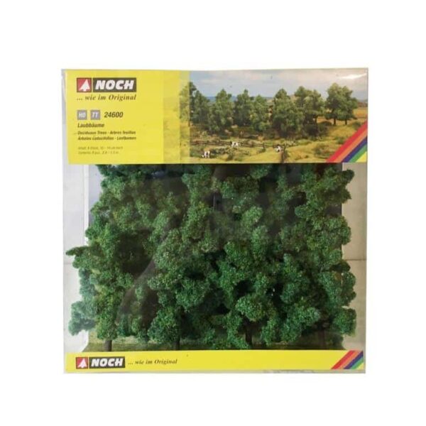 H0/TT NOCH 24600 – Lot de 8 arbres feuillus 10 à 14 cm