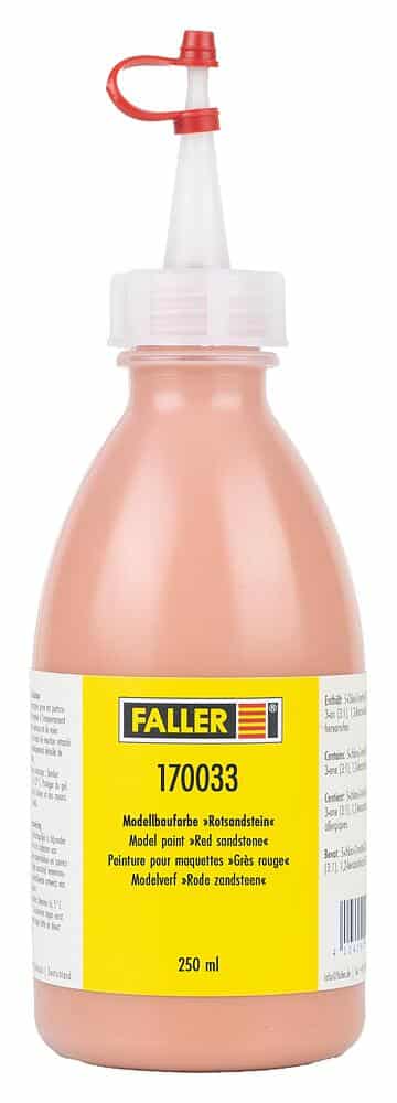 Faller 170033 – Peinture pour maquettes grès rouge 250 ml – photo 3