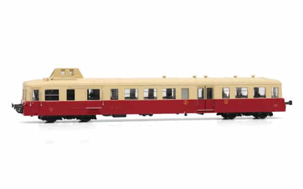 H0 Jouef Loisirs HJ2617 – SNCF Autorail diesel X 3800 Picasso rouge/beige Ép. IIIb – photo 1