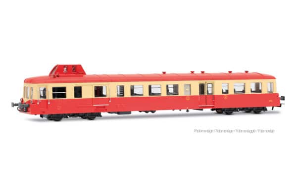 H0 Jouef Loisirs HJ2623 – SNCF Autorail diesel X 3800 Picasso rotes toit Ép. III-IV – photo 1