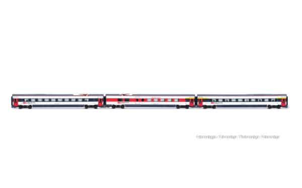 H0 Lima Expert HL4690 – CH-SBB 3 pièces. Coffret complémentaire A B WR zu HL 1683 neue Farbgebung Ép. VI DC – photo 1