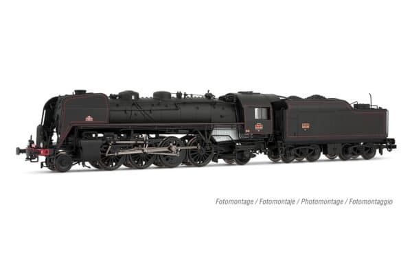 N Arnold HN2546S – Locomotive à vapeur 141R 568 de la SNCF Epoque III DCC Sound – photo 1