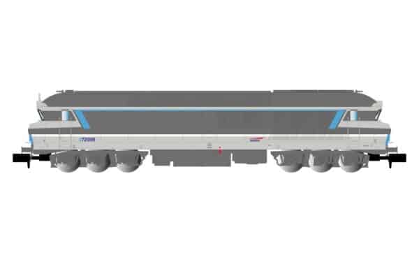 N Arnold HN2653S – Locomotive diesel SNCF CC 72006, rouge avec logo Multiservice, Ép. V, DCC Sound – photo 1