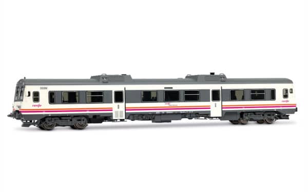 H0 Electrotren Hobby HE2501A – RENFE Autorail diesel 9-596-003-4 Tamagotchi Media Distancia Ép. VI – photo 1