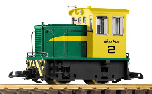 G PIKO 38514 – Locomotive diesel G-US GE 25 tonnes WP&YR R/C pour fonctionnement sur batterie avec son – photo 1