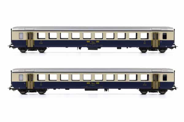 H0 PIKO 96096 - Coffret de 2 voitures BLS EW I 2e classe - Époque IV – photo 1