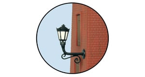 N Lanterne murale, LED blanc chaud – photo 1