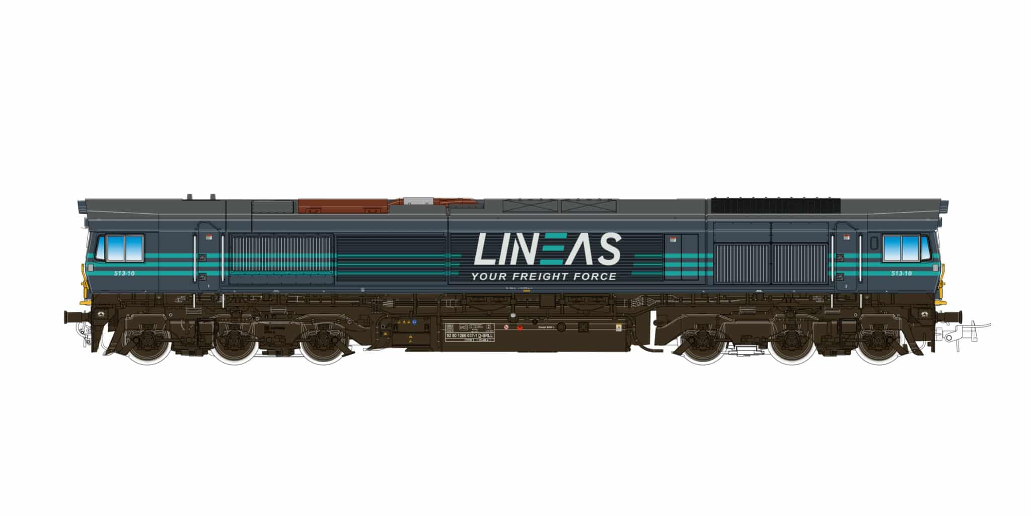 H0 ESU 31283 – Locomotive diesel H0 C66 Lineas 513-10 Ep VI – photo 1