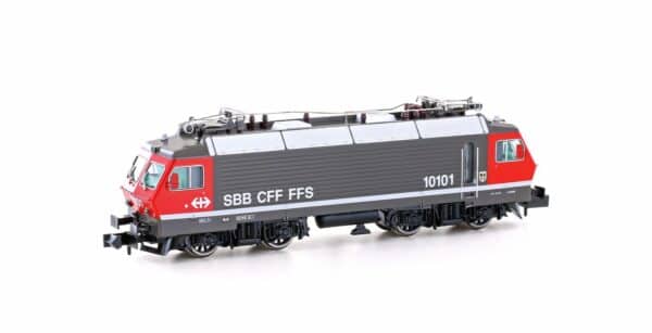 N Hobbytrain H28403S – Locomotive électrique Re 4/4 IV (10102) CFF Ep.IV sonore – photo 1