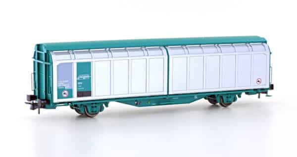 H0 Hobbytrain H45201 – SNCF à 2 essieux Wagon à parois coulissantes Hbbillns ex FS Ép. V-VI – photo 1