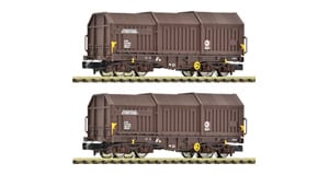 N Fleischmann 6660075 – Lot de 2 : wagons à capots télescopiques, RCW – photo 1