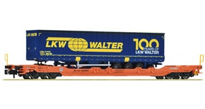 N Fleischmann 6660083 – Wagon de poche type Sdgnss/T5 de la Wascosa, Époque VI – photo 1