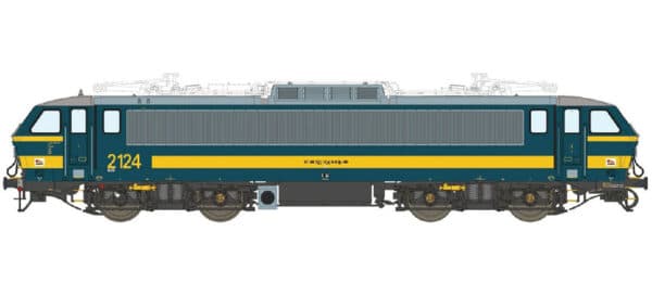 H0 LS Models 12574AC - Loco électrique HLE 21xx SNCB AC son airco ép.VI – photo 1